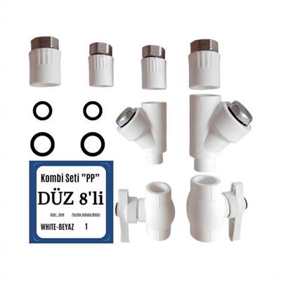 8 Lİ KOMBİ BAĞLANTI SETİ DÜZ KALDE 3262-KMB-100008