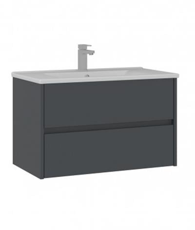 ORKAORKA SİDE 85 ÇEKMECELİ NAVARO BANYO DOLABI ALT/ÜST MODÜL