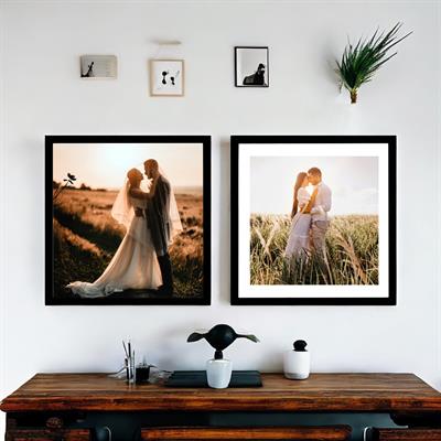 2 Adet 30x30 Yapışkanlı Sök-Tak Çerçeve