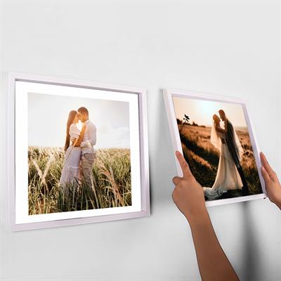 2 Adet 30x30 Yapışkanlı Sök-Tak Çerçeve