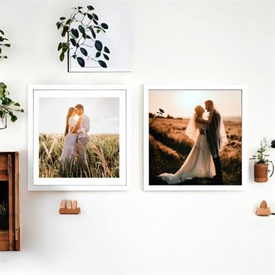 2 Adet 30x30 Yapışkanlı Sök-Tak Çerçeve