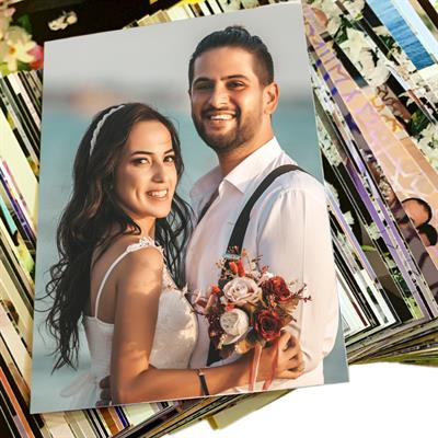 200 Adet 10x15 Koton Albümümlü Paket