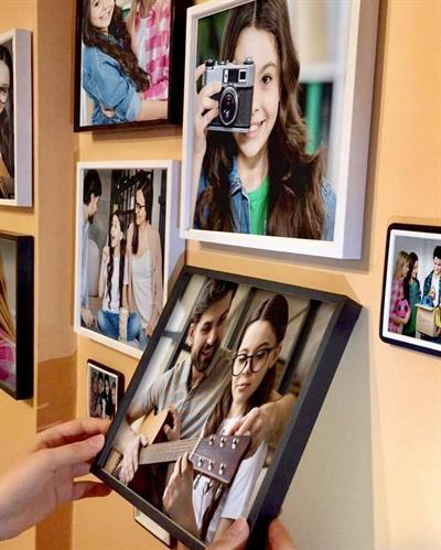 9 Adet 20x20 Yapışkanlı Sök-Tak Çerçeve