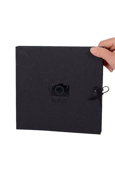 Anı Defteri 20 Adet 10x10 Cm Solmaz Fotoğraf Baskı, Beyaz Jel Kalem ve Bant Hediye (kendin tasarla, yapıştır, oluştur ) 