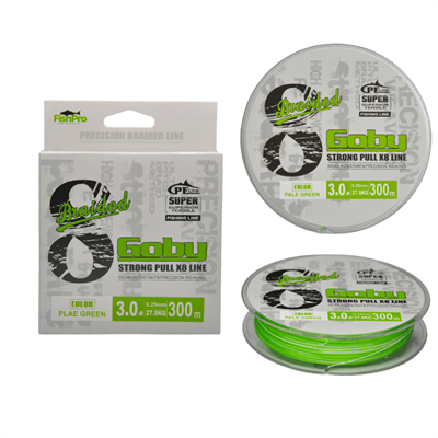 FishPro | FishPro Goby 300m X8 Pale Green İp Misina - 0.10 MM