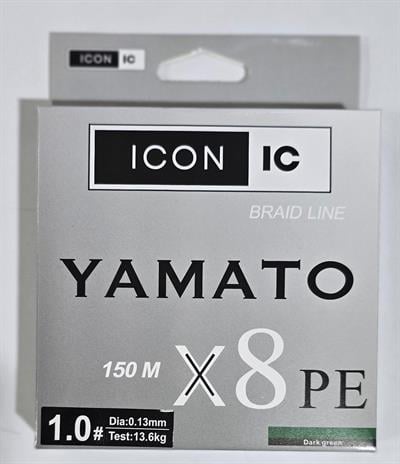 ICON-IC Yamato 150m X8 Dark Green İp Misina - 0.10 MM