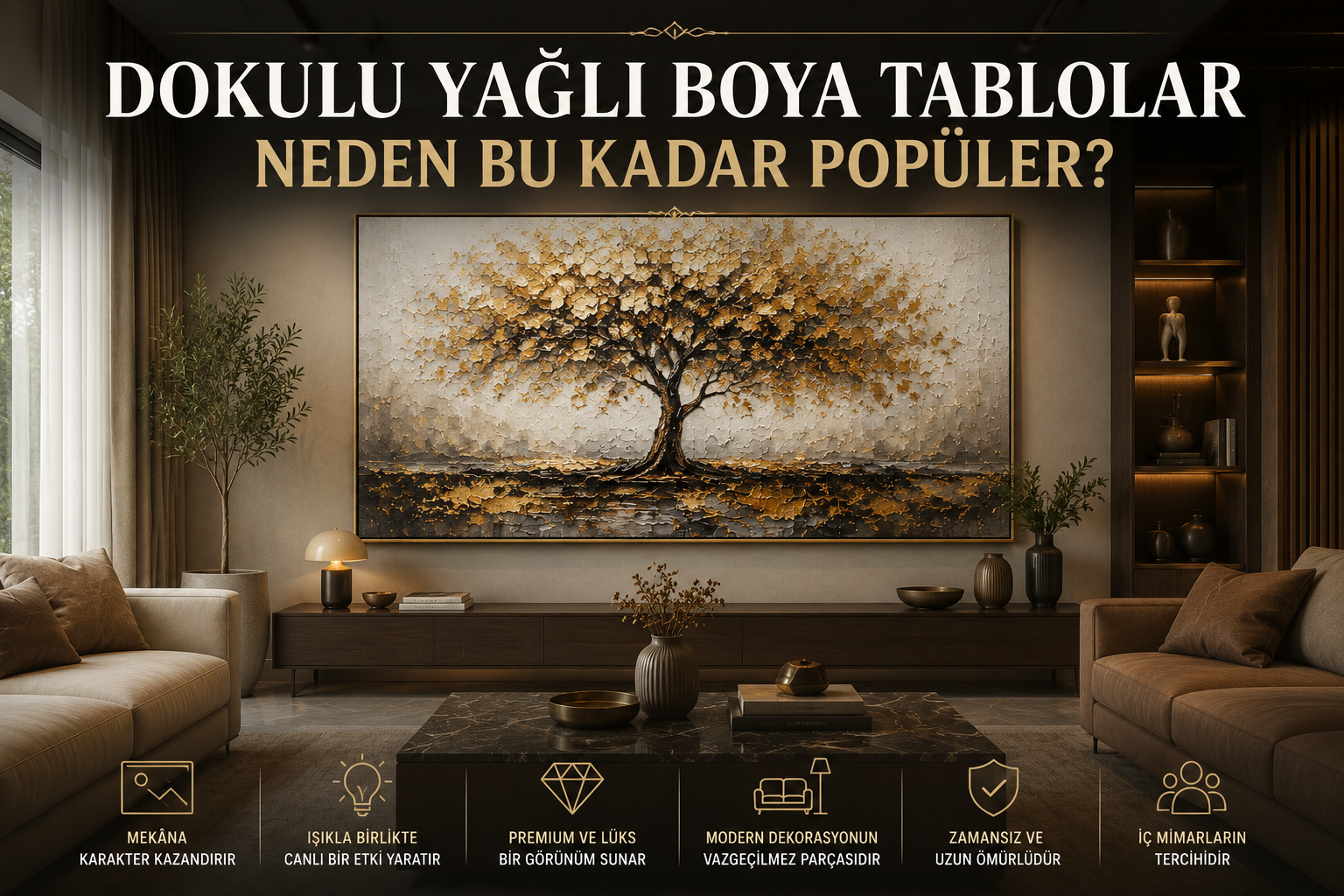 Modern salonda kullanılan dokulu yağlı boya tablo ve premium duvar dekorasyonu,dokulu yağlı boya tablolar