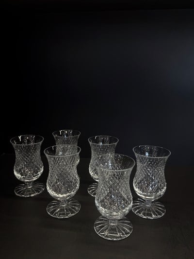Ayaklı Çay Bardağı Tarama Şeffaf