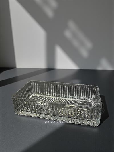 DERİN DİKDÖRTGEN TABAK DİK KESME ŞEFFAF 