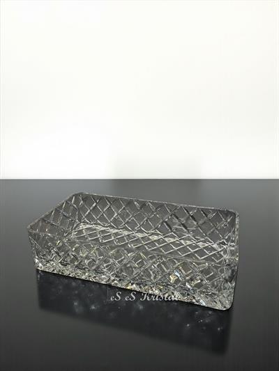 DERİN DİKDÖRTGEN TABAK KAFES DEKOR ŞEFFAF