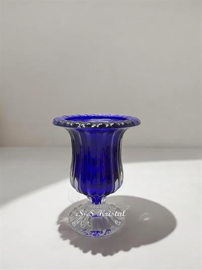 Diamond Vazo 14 Cm Sadecam Mavi