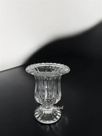 Diamond Vazo 14 Cm Sadecam Şeffaf