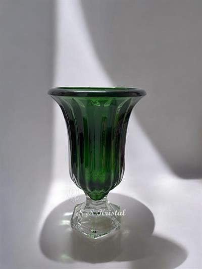 Diamond Vazo 23 Cm Sadecam Yeşil