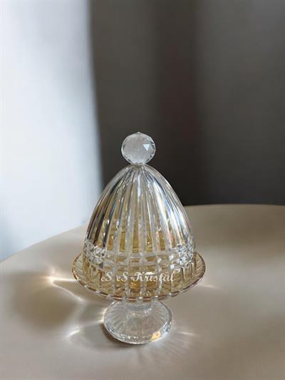 Kapaklı Sunumluk Orta Boy Çit Amber