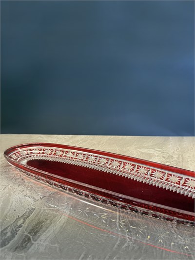 Kayık Tabak 50 Cm Orion Kırmızı