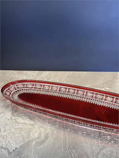 Kayık Tabak 50 Cm Orion Kırmızı