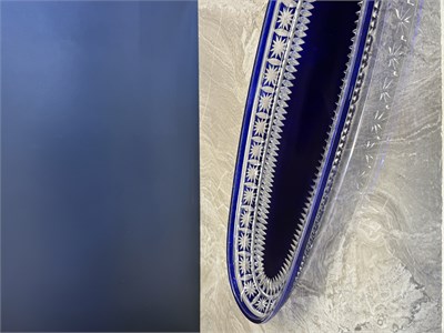 Kayık Tabak 50 Cm Orion Mavi