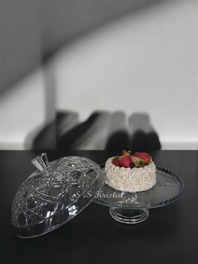 Kek Fanusu Büyük Boy Hasır Şeffaf