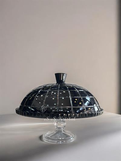 Kek Fanusu Büyük Boy Kare Siyah