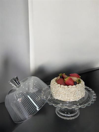 Kek Fanusu Küçük Boy İnce Dik Kesme Mat 