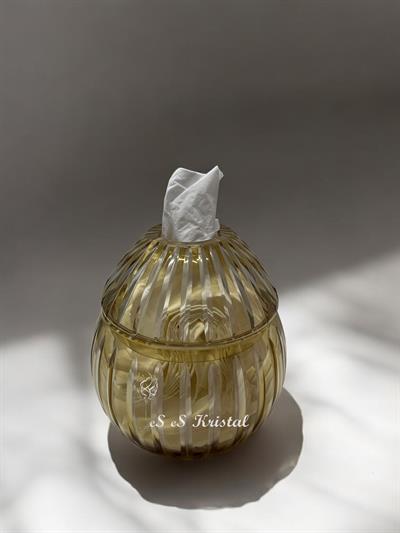 Konik Peçetelik Dik Kesme Amber