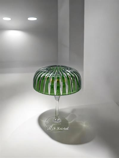 Mantar Abajur Mumluk Dik Kesme Yeşil