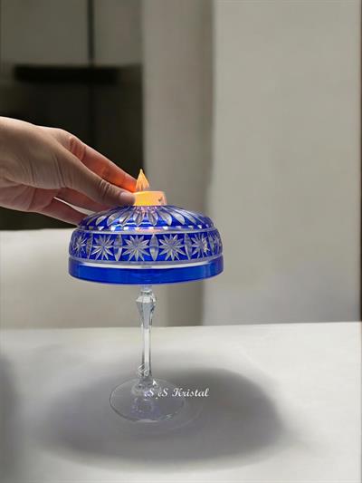 Mantar Abajur Mumluk Orion Mavi