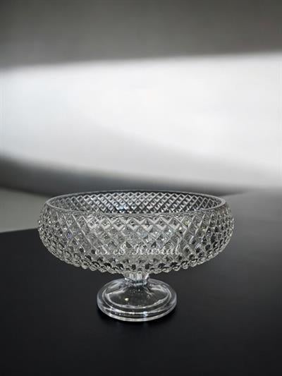 Nilüfer Kase Ayaklı Tarama Şeffaf 22 cm