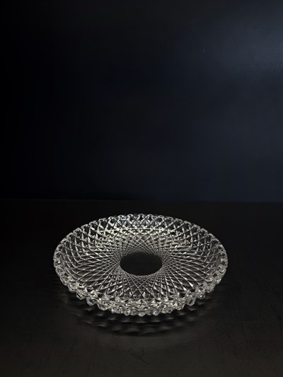 Pasta Tabağı 16 Cm Tarama Şeffaf 