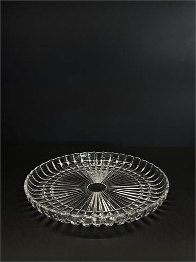 Pres Tabak 24 Cm Çit Dilimli Şeffaf