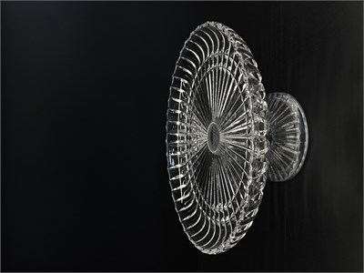 Pres Tabak 24 Cm Çit Dilimli Şeffaf