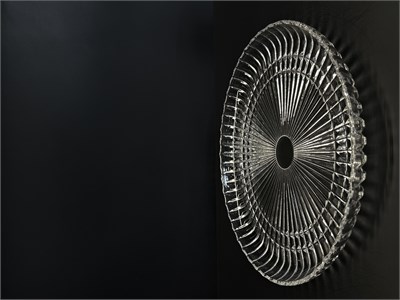 Pres Tabak 28 Cm Çit Dilimli Şeffaf