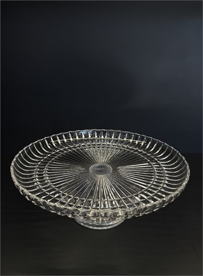 Pres Tabak 28 Cm Çit Dilimli Şeffaf