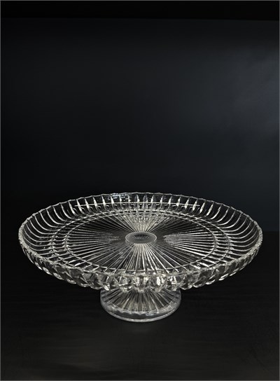 Pres Tabak 28 Cm Çit Dilimli Şeffaf