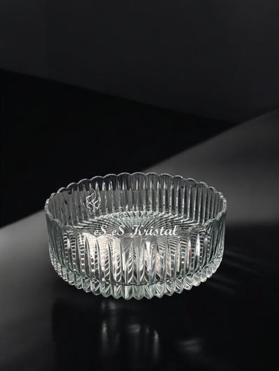 Sandra Kase Dik Kesme Dilimli Şeffaf 25 cm
