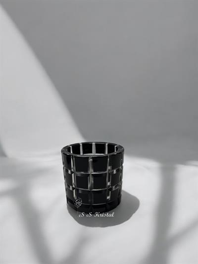Sandra Mumluk 8 Cm Kare  Siyah