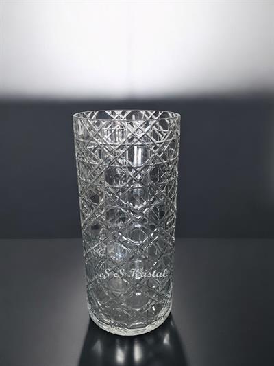 Silindir Düz Vazo 30 Cm Hasır Şeffaf