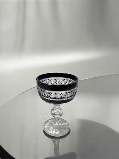 Uzun Ayaklı Dondurmalık Japon işi Siyah