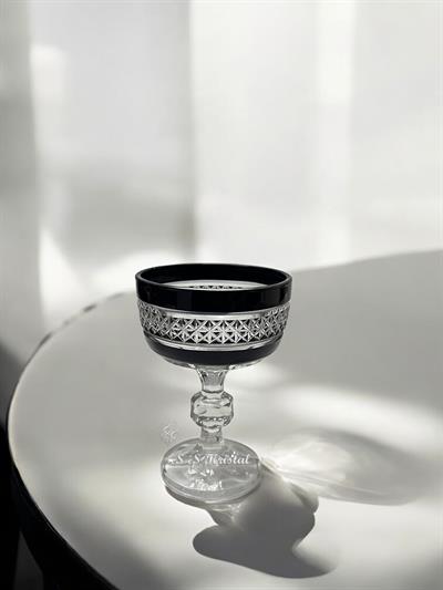 Uzun Ayaklı Dondurmalık Japon işi Siyah