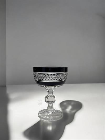 Uzun Ayaklı Dondurmalık Japon işi Siyah