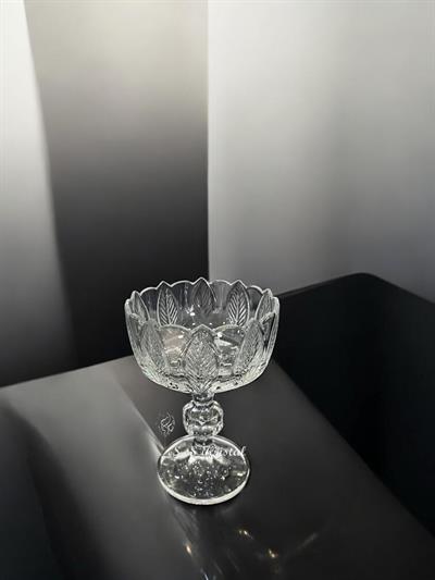 Uzun Ayaklı Dondurmalık Yaprak Dilimli Şeffaf