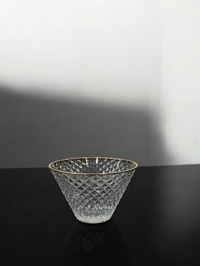 Venezia Kase Küçük Boy Tarama Şeffaf Altın Şerit 