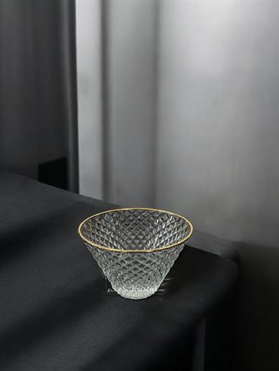 Venezia Kase Küçük Boy Tarama Şeffaf Altın Şerit 