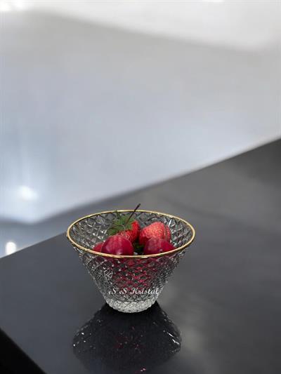 Venezia Kase Küçük Boy Tarama Şeffaf Altın Şerit 