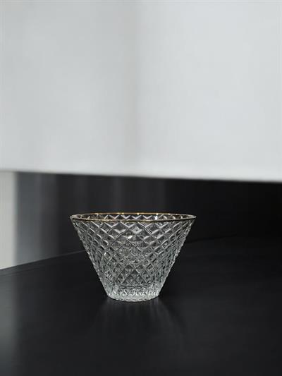 Venezia Kase Küçük Boy Tarama Şeffaf Altın Şerit 