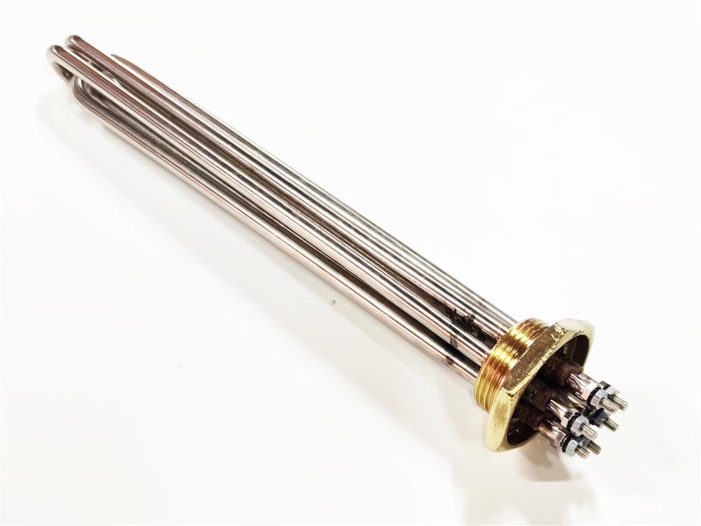 1 1/4 inc 304CR termovat ısıtıcı 380V trifaze 30cm 7,5KW(Termostatsız)