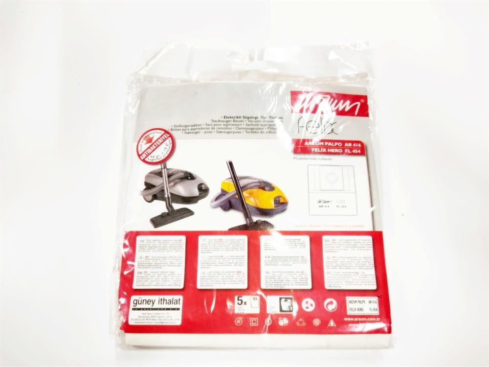 Hero Elektrikli Süpürge Kağıt torba (5'li Paket) 