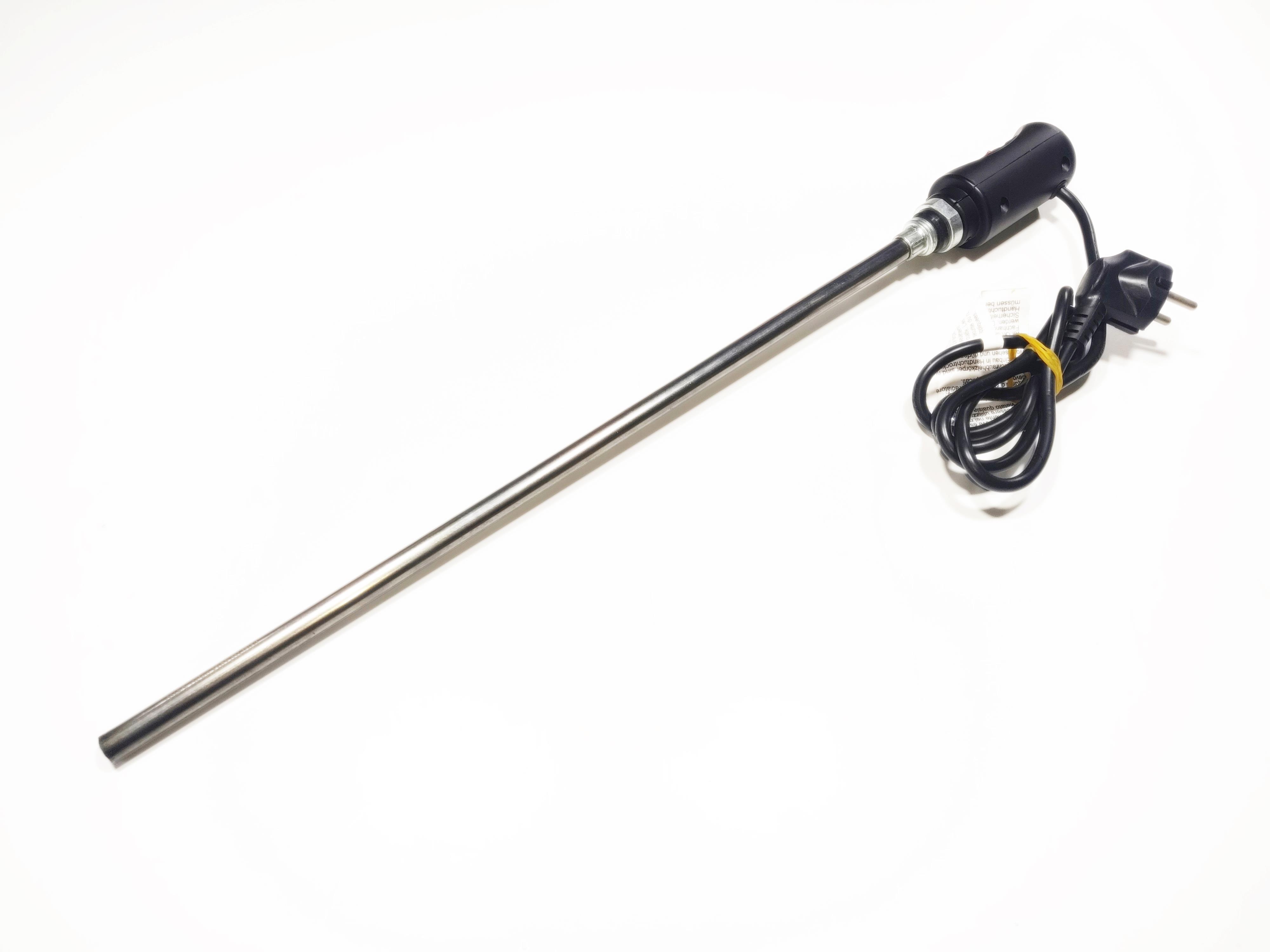 Havlupan Isıtıcı Rezistans 300W / 230V / L:350MM, Siyah, On/Off Anahtar, HP03 Model - Towel Radiator Heater Resistors 300W / 230V / L:350MM, Black, On/Off Switch, HP03
