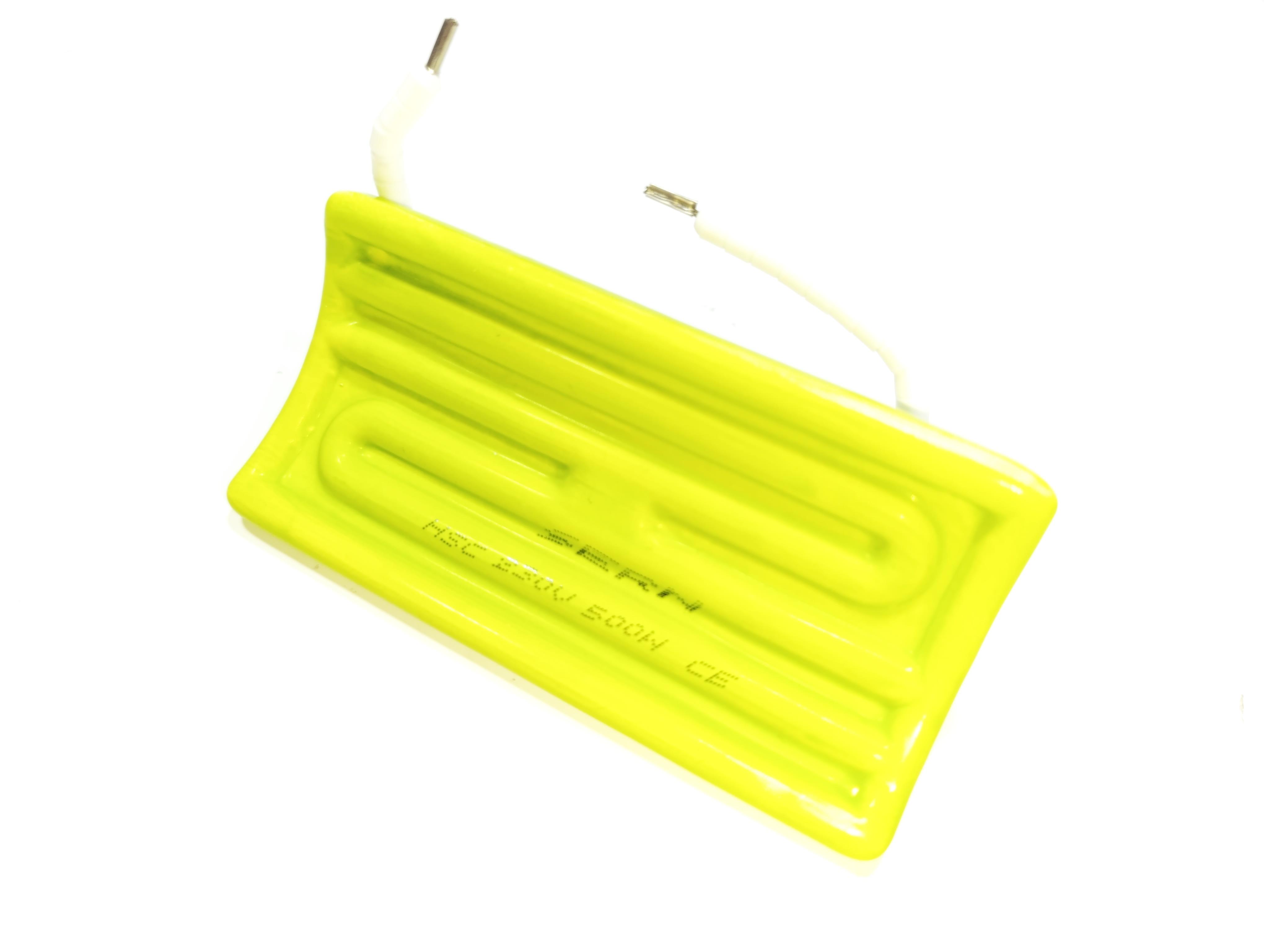 İnfrared Seramik Isıtıcı Rezistans KONKAV 122X60mm 500W 230V Yeşil Renk HSC Model