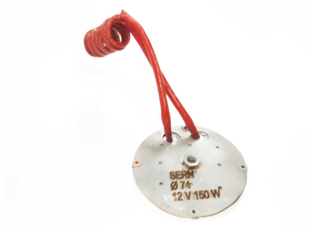 Özel Üretim Q74 12V 150W Disk Plaka Isıtıcı Rezistans